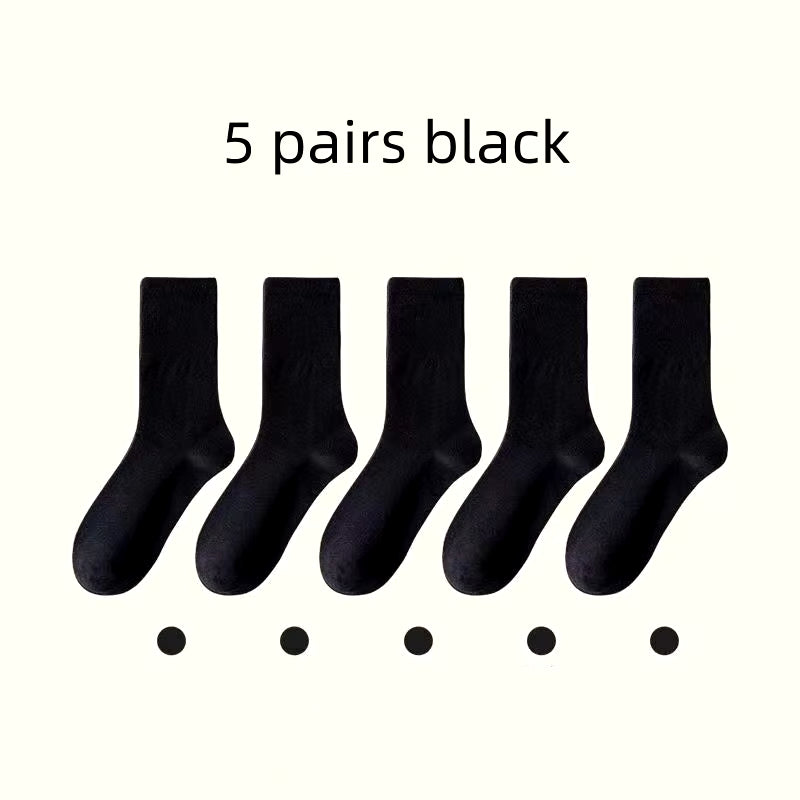 5 Pairs Womens Socks Lovely Cow Pattern Short Socks Creative Printing Socks Ankle Sock