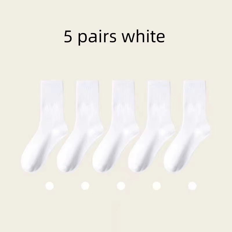 5 Pairs Womens Socks Lovely Cow Pattern Short Socks Creative Printing Socks Ankle Sock